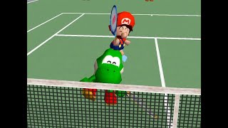 Mario Tennis 64 Doubles Rainbow Cup - Yoshi And Baby Mario