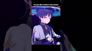 Do you like Lumine's new dress? #genshinimpact #summerwithgenshin #mmd #Lumine #wanderer