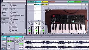 Lesson 5b - Playing Major &  Minor Scales with Ableton