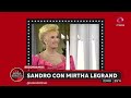 El día que Mirtha Legrand recibió en su programa a Sandro