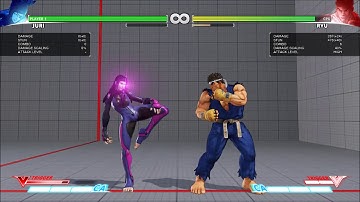 Juri - Season 2 : Strange V-trigger effect and Crouching v-trigger combo