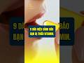 9 Dấu hiệu cảnh báo bạn bị thiếu vitamin #huonglyyensao #lamdep #yeucuocsong #phunu