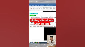 Lệnh ROTATE – Xoay đối tượng nhanh và chính xác