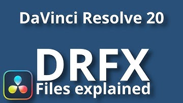 Leer hoe u een DRFX-bestand voor DaVinci Resolve maakt.