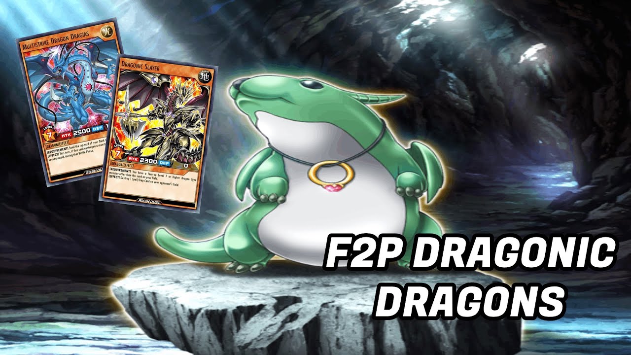 Yu-gi-oh RUSH Duel || F2P Dragonic Dragon deck [Duel Links]