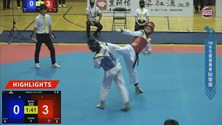 110全國運 跆拳道 羅嘉翎集錦(THE NATIONAL GAMES NEW TAIPEI CITY 2021 Taekwondo HIGHLIGHTS/Lo Chia-Ling)