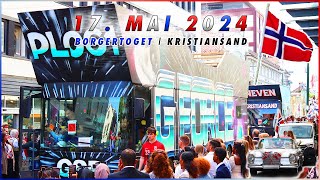 Borgertoget 17. mai 2024: Kristiansand 🇳🇴