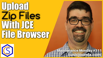 Upload ZIP Files to Joomla with JCE File Browser🛠 MM Live Stream #111