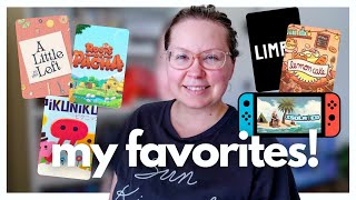 My TOP FAVORITE cozy games I play on the Nintendo Switch 2024