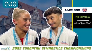 The British Won SILVER in the Inaugural Mixed Team Cup - 2025 European Gymnastics Championships