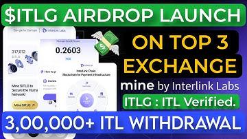 Interlink network airdrop launch new update today | ITLG coin withdrawal price | ITL latest news Pi