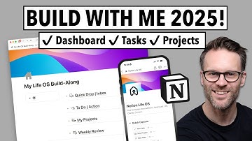 Get Organized In Notion: Build A Second Brain With Me 2025!