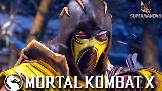 SECRET SCORPION BRUTALITY!  Mortal Kombat X: No Variation Challenge #8