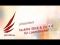 Tacklite Stick &amp; Go 4.0 für Laserdrucker | Fotos als hochwertige Aufkleber | Photolux