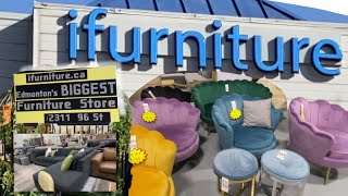 IFURNITURE EDMONTON | COME SHOP WITH ME | CANADIAN CHEAPER FURNITURE IFURNITURE CANADA