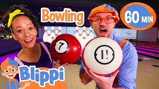 blippi and meekahs bowling adventure blippi educational videos for kids