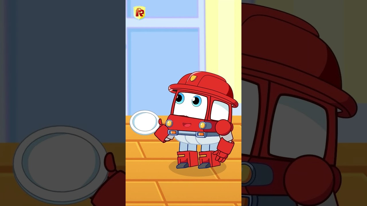 Sharing is Caring Song | Can You Share Cake | Let's Take Turns | RoboSquad Kids Song #shorts