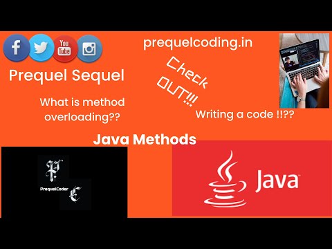 PrequelCoder || Sequel || 34|| Java Method and Method Overloading.  #java#tutorials