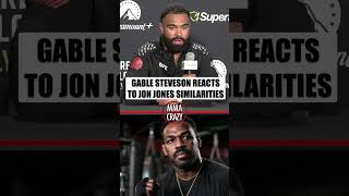 Gable Steveson Reacts to Jon Jones Fight style Similarities after UFC 329 TKO win #Gablesteveson