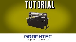 Graphtec FC8600 Tutorial - Cutting Conditions