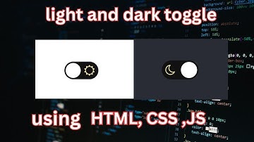 Dark Mode |🌞 Day Mode | HTML,CSS,JS | Only 6min Video | Complete Video