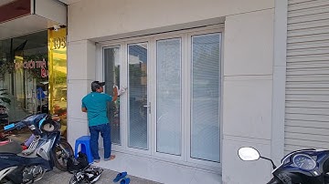 Cửa nhôm kính rèm , cách âm , cách nhiệt