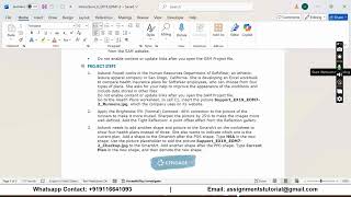 Illustrated Excel 2019 | Module 7: End of Module Project 2 SoftWear