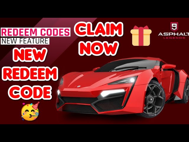 Redeem code working! : r/Asphalt9