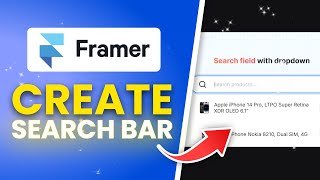 How To Create Search Bar In Framer (Full Guide)