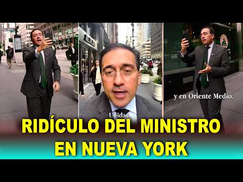 LINCHAN al ministro Albares por grabarse Tik Toks en Nueva York: "¡Qué vergüenza!"