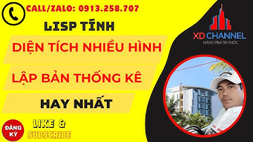 Lisp tính diện tích nhiều hình và lập bảng thống kê #ngocxaydung