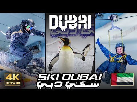 Ski Dubai 2023 | Snow park Dubai | Best of Dubai 4K