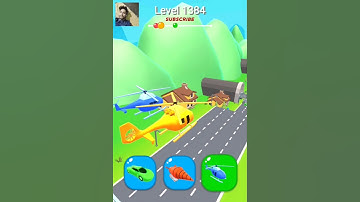 Shape-shifting Funny Race Gameplay new hyper casual game Level-1384 #shorts #gameplay #shapeshifting