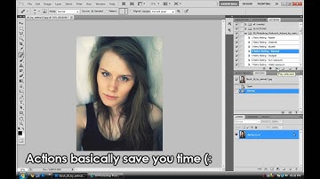 Photoshop - How To Use Actions