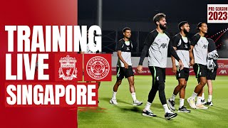 LIVE TRAINING: Liverpool's full training session in Singapore