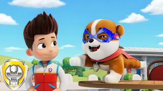Super Rubble To the Rescue! (Compilation) | Rubble - Paw Patrol | Cartoons for Kidsv