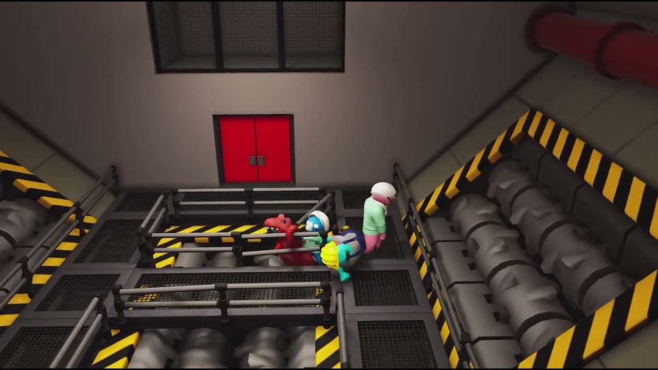 Gang Beasts tentado chegar a onda 5