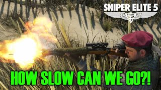 How SLOW Can We Make These Things?! Muzzle Velocity Madness [Sniper Elite 5]