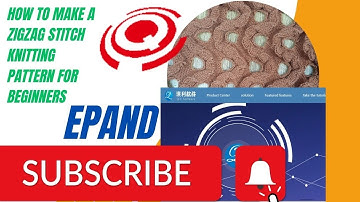 How to knit the ZigZag Rib Stitch