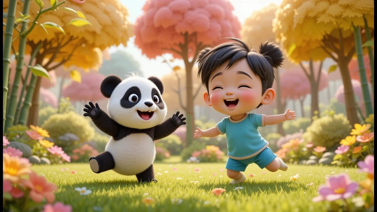 Panda Bear, Panda Bear, Spin Around Rhyme Song | Popular Nursery Rhyme