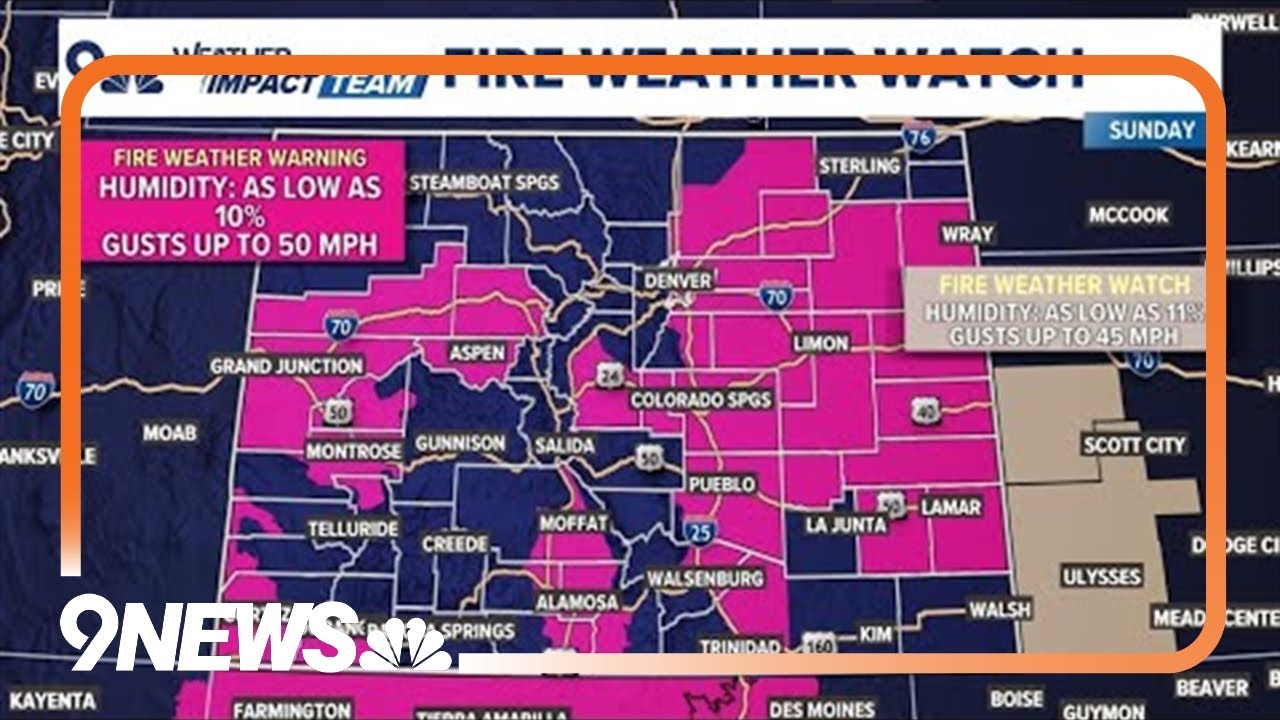 Extended forecast | Elevated fire danger for a warm and windy Sunday ...