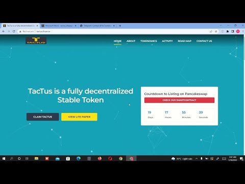NEW PROJECT TACTUS FULL REVIEW || EARN 100X SOON || BEST PROJECT OF 2022