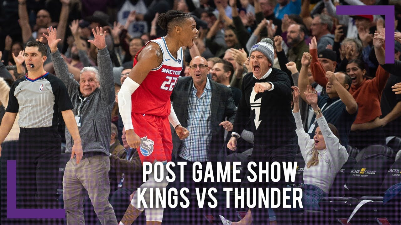 Kings vs Thunder Post Game Show NBA Season Game 24 YouTube