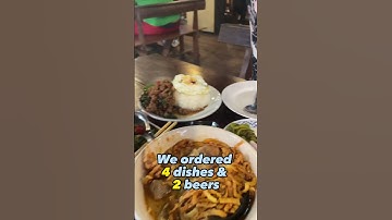 Michelin-starred restaurant in Chiang Mai costing below $30??? 🧐