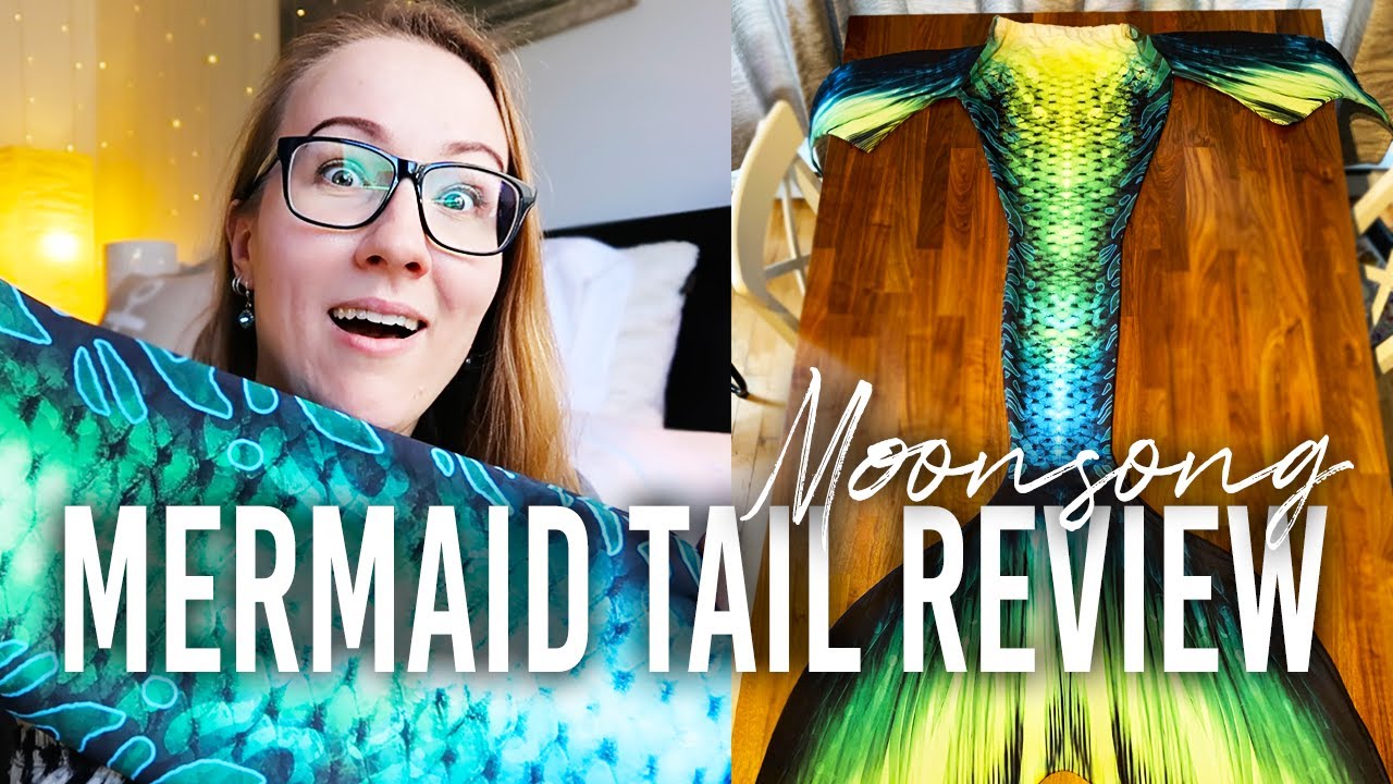 Moonsong Magic Mermaid Tail REVIEW ♥ The Fluke is HUGE!!