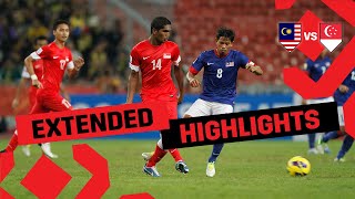 Malaysia vs Singapore | Extended Highlights | #AFFSuzukiCup 2012 Group Stage