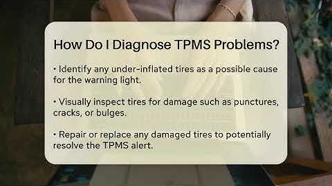 How Do I Diagnose TPMS Problems? - Talking Tech Trends