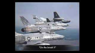 1959 Yılında Ülkemizi Ziyaret Eden Usaf F-100D Uçakları Harika Görüntüler