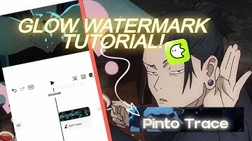Glowing watermark Tutorial | Blurrr app tutorial 🤷