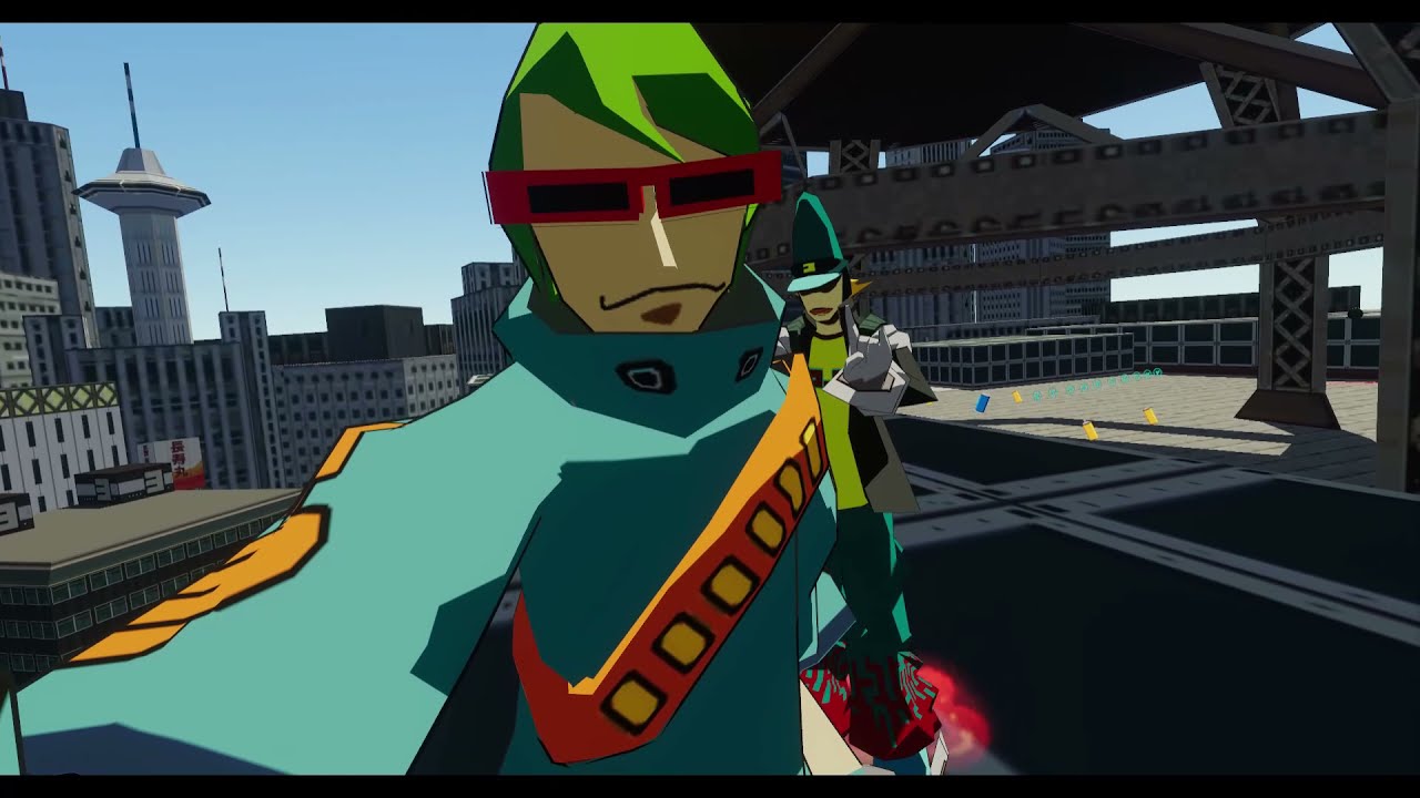 Jet Set Radio in VR kinda quirky doe 😳
